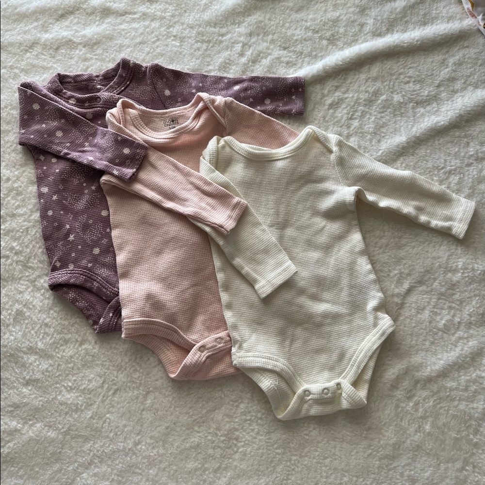 3-Pack Long Sleeve Bodysuits
